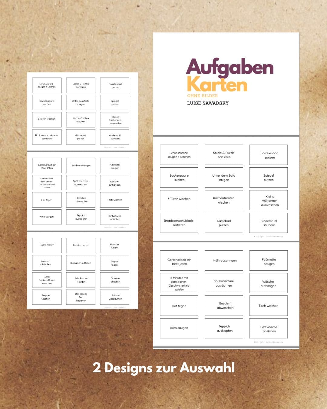Aufgaben Karten – Bild 2