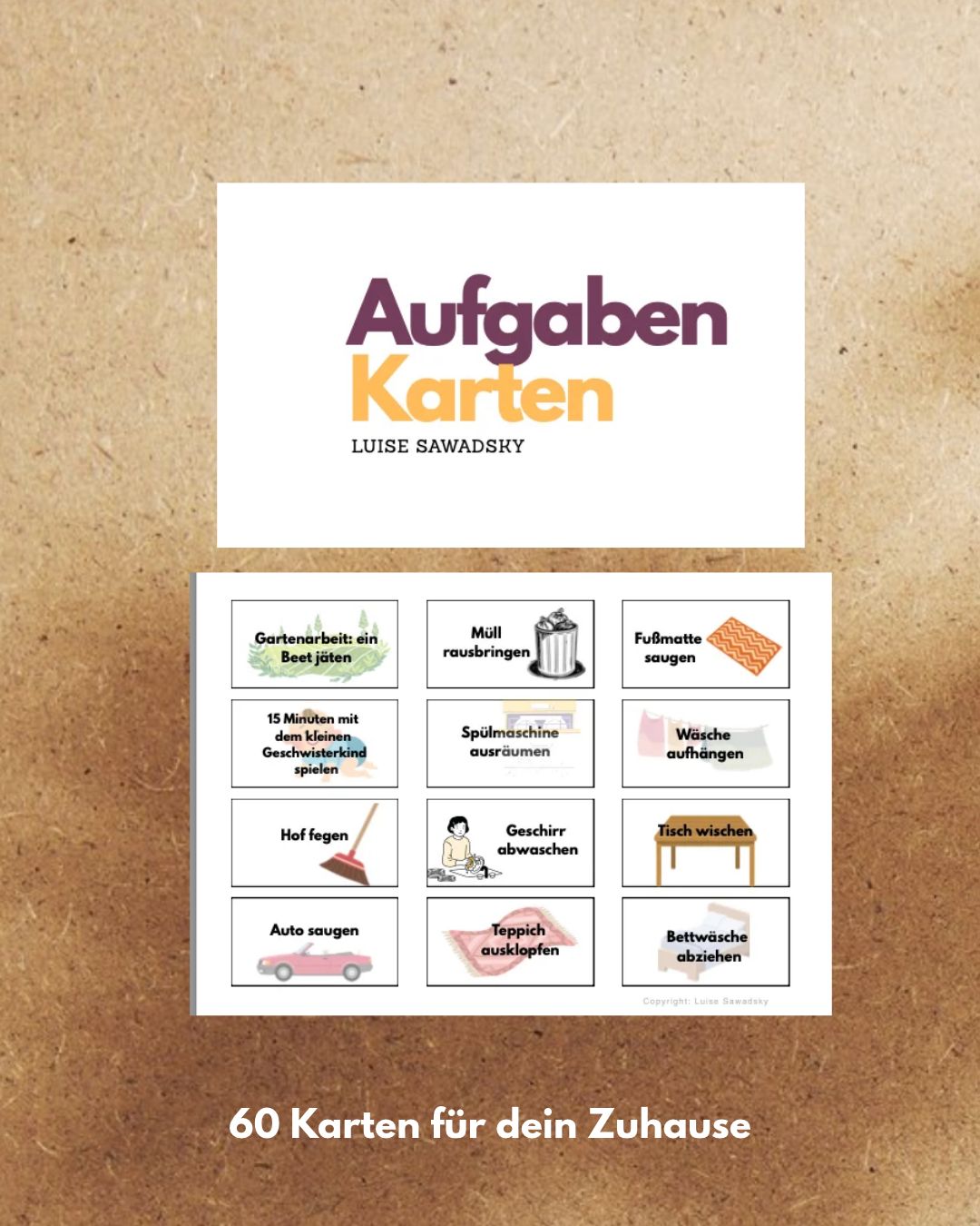 Aufgaben Karten